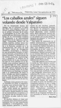 "Los caballos azules" siguen volando desde Valparaíso