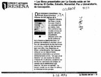 Reseña  [artículo].