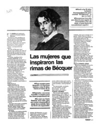Las mujeres que inspiraron las rimas de Bécquer  [artículo] White C.
