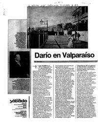 Darío en Valparaíso  [artículo] Sara Vial.