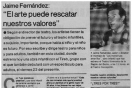 "El arte puede rescatar nuestros valores"