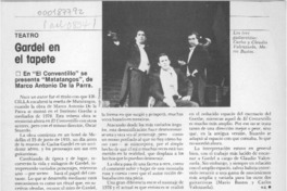 Gardel en el tapete  [artículo] H. E.