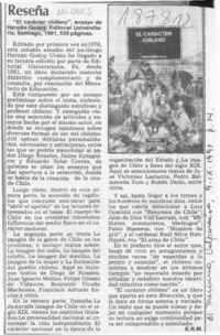 Reseña  [artículo] E. R. M.