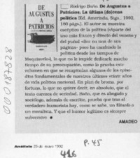 En vitrina  [artículo] Amadeo.