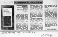 "Mujer frente al espejo y otros límites"  [artículo] Antonio Rojas Gómez.