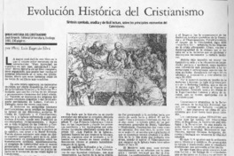 Evolución histórica del cristianismo