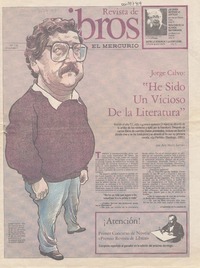 Jorge Calvo, "He sido un vicioso de la literatura"  [artículo] Ana María Larraín.