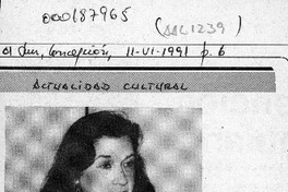 Presentan libro de Margarita Kurt  [artículo].