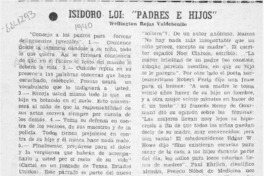 Isidoro Loi, "Padre e hijos"  [artículo] Wellington Rojas Valdebenito.