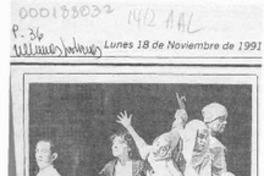 Estrenan obra teatral con poesía de Raúl Zurita  [artículo].