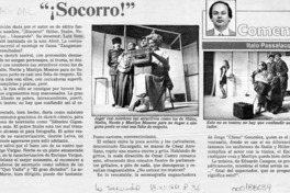 "Socorro!"  [artículo] Italo Passalacqua C.