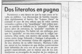 Dos literatos en pugna  [artículo] Filebo.