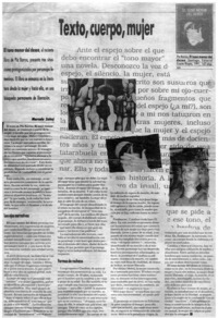 Texto, cuerpo, mujer