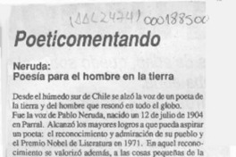 Poeticomentando  [artículo] Oscar Palma V.