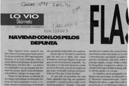 Navidad con lo pelos de punta  [artículo] Antonio Skármeta.