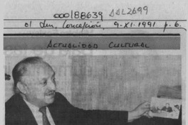 Escritor revela historia de Asmar  [artículo].