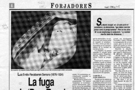 La fuga de "don Reca"  [artículo] Pablo Portales.