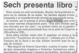 Sech presenta libro  [artículo].