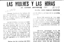 Las mujeres y las horas  [artículo] José Vargas Badilla.