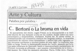 C. Bertoni o la broma en vida