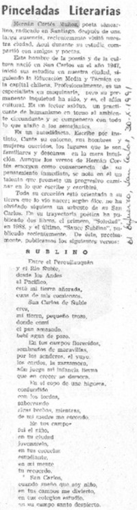 Pinceladas literarias