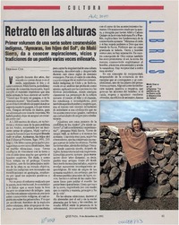 Retrato en las alturas  [artículo] Deborah Con.