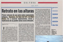 Retrato en las alturas  [artículo] Deborah Con.