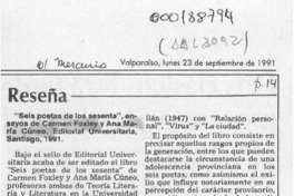 Reseña  [artículo] E. U.