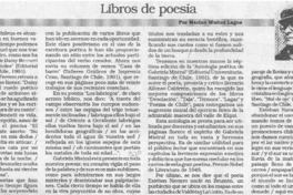 Libros de poesía
