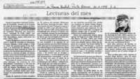 Lecturas del mes