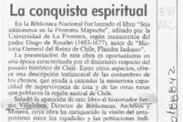 La Conquista espiritual  [artículo] Juan Gana.