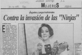 Contra la invasión de las "Ninjas"  [artículo].