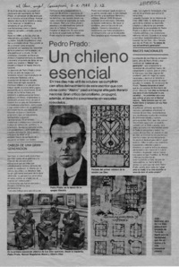 Un Chileno esencial  [artículo].
