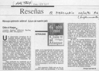 Chile al ataque  [artículo] Felipe Larraín B.