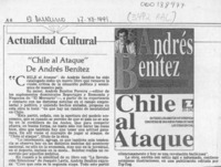 "Chile al ataque" de Andrés Benítez  [artículo].