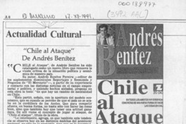 "Chile al ataque" de Andrés Benítez  [artículo].