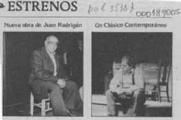 Nueva obra de Juan Radrigán  [artículo].