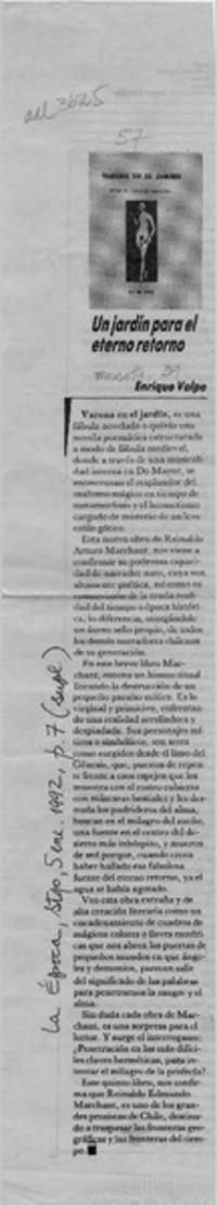 Un jardín para el eterno retorno