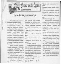 Los autores y sus obras  [artículo]Matías Rafide.