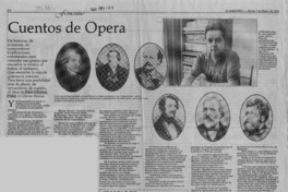 Cuentos de ópera  [artículo] Eliana Pattillo B..