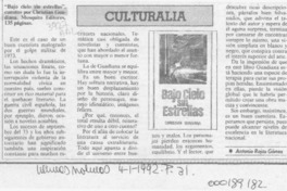 Bajo cielo sin estrellas