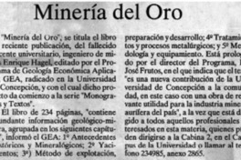 Minería del oro