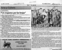 "Un responso por las brujas"  [artículo] Enrique Skinner Zavala.