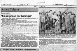 "Un responso por las brujas"  [artículo] Enrique Skinner Zavala.