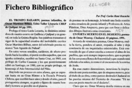 Fichero bibliográfico  [artículo] Carlos René Ibacache.
