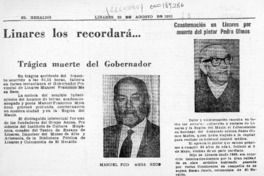 Linares los recordará --  [artículo].