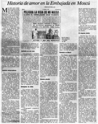 Historia de amor en la Embajada en Moscú