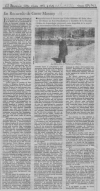 En recuerdo de Grete Mostny