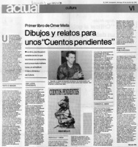 Dibujos y relatos para unos "Cuentos pendientes"