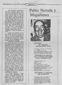 Pablo Neruda y Magallanes